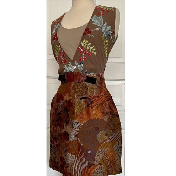 RARE Vogue Limited Edition High Fashion Mixed Media Runway Dress - Picture 7 of 12